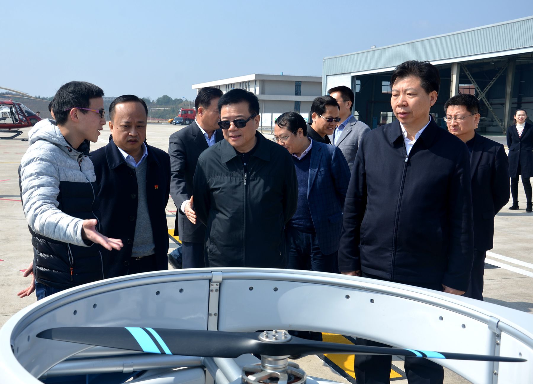 陳飛副省長(zhǎng)來株洲航空城調(diào)研